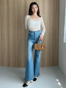 「Chacott（チャコット）のアイテム」を使った、SNIDELさん（レディース・159cm）の夏コーディネート