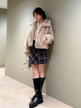 SNIDELさん（レディース・162cm）の冬コーディネート