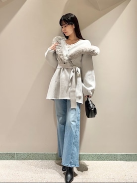 「アイテム（その他アウター）」を使った、SNIDELさん（レディース・165cm）の秋コーディネート
