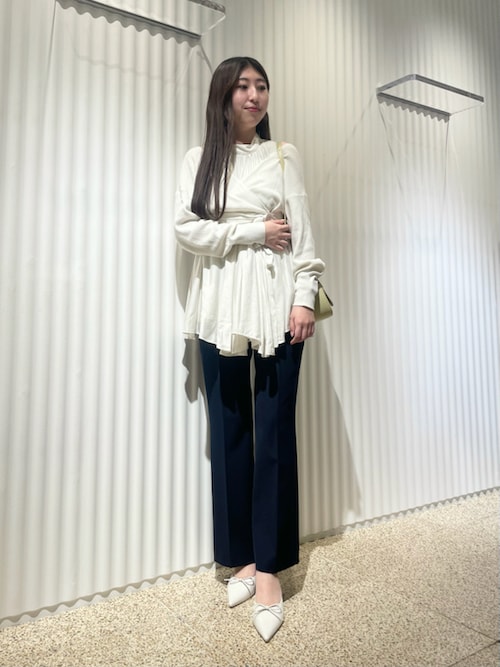 セール】ベルト付きセミフレアパンツ（その他パンツ）｜SNIDEL