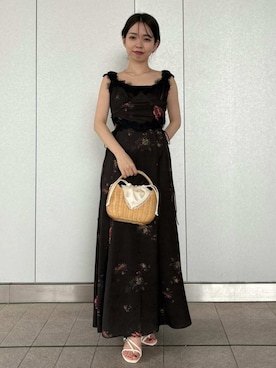 「SNIDEL（スナイデル）のアイテム（バッグ）」を使った、SNIDELさん（レディース・152cm）の夏コーディネート