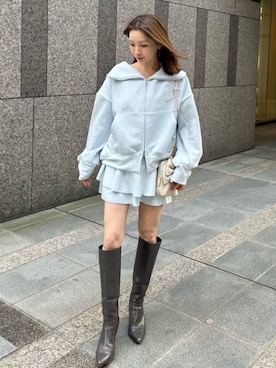 SNIDELさん(レディース・159cm)の冬コーディネート