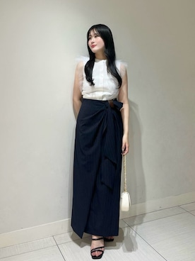 「SNIDEL（スナイデル）のアイテム（バッグ）」を使った、SNIDELさん（レディース・158cm）の春コーディネート