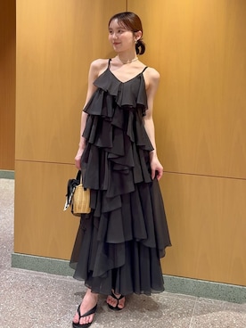 「SNIDEL（スナイデル）のアイテム（アクセサリー）」を使った、SNIDELさん（レディース・160cm）の夏コーディネート