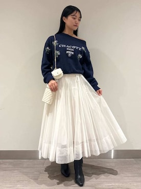 SNIDELさん（レディース・157cm）の秋コーディネート