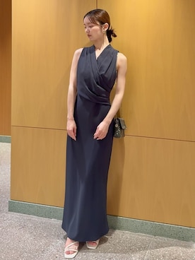 「SNIDEL（スナイデル）のアイテム（ワンピース/ドレス）」を使った、SNIDELさん（レディース・160cm）の夏コーディネート