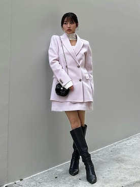 「肌見せ」｜SNIDELさん（レディース・153cm）の秋コーディネート