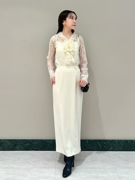 SNIDELさん（レディース・159cm）の冬コーディネート