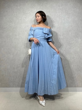 「SNIDEL（スナイデル）のアイテム（シューズ）」を使った、SNIDELさん（レディース・153cm）の冬コーディネート