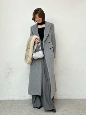 「SNIDEL（スナイデル）のアイテム（アクセサリー）」を使った、SNIDELさん（レディース・165cm）の冬コーディネート