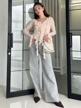 SNIDELさん(レディース・159cm)の冬コーディネート