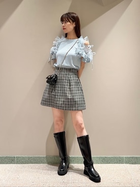 「骨格ナチュラル」｜SNIDELさん（レディース・165cm）の夏コーディネート