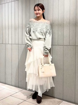 「SNIDEL（スナイデル）のアイテム」を使った、SNIDELさん（レディース・153cm）の秋コーディネート