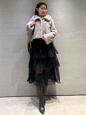 「SNIDEL（スナイデル）のアイテム（トップス）」を使った、SNIDELさん（レディース・165cm）の秋コーディネート