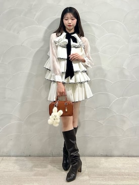 SNIDELさん(レディース・162cm)の冬コーディネート