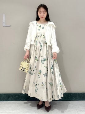 「SNIDEL（スナイデル）のアイテム（ワンピース/ドレス）」を使った、SNIDELさん（レディース・162cm）の春コーディネート