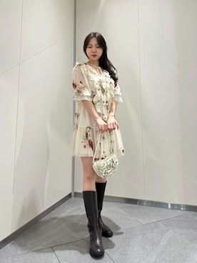 「SNIDEL（スナイデル）のアイテム（バッグ）」を使った、SNIDELさん（レディース・160cm）の春コーディネート