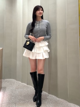 「SNIDEL（スナイデル）のアイテム（トップス）」を使った、SNIDELさん（レディース・171cm）の秋コーディネート