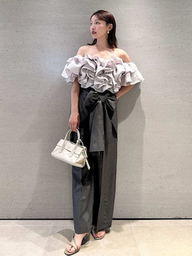 「SNIDEL（スナイデル）のアイテム」を使った、SNIDELさん（レディース・159cm）の春コーディネート