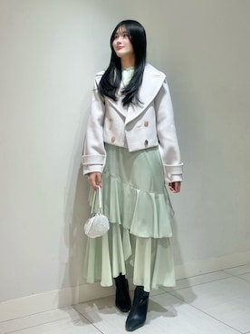 SNIDELさん（レディース・158cm）の冬コーディネート