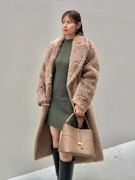 SNIDELさん（レディース・165cm）の冬コーディネート