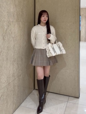 「アイテム（テーラードジャケット、ホワイト系）」を使った、SNIDELさん（レディース・155cm）の秋コーディネート