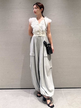 SNIDELさん（レディース・159cm）の夏コーディネート