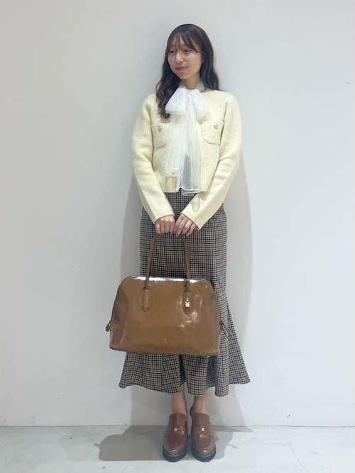 フォックスニットジャケット（ノーカラージャケット）｜SNIDEL