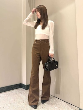 「Chacott（チャコット）のアイテム」を使った、SNIDELさん（レディース・158cm）の秋コーディネート