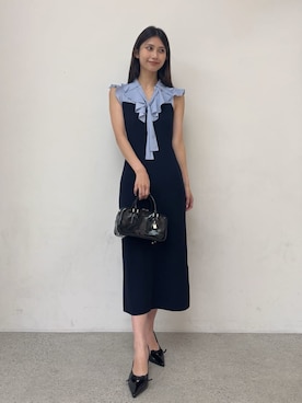 「骨格ナチュラル」｜SNIDELさん（レディース・160cm）の夏コーディネート