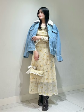 SNIDELさん(レディース・158cm)の冬コーディネート