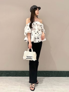 「SNIDEL（スナイデル）のアイテム（トップス）」を使った、SNIDELさん（レディース・159cm）の春コーディネート