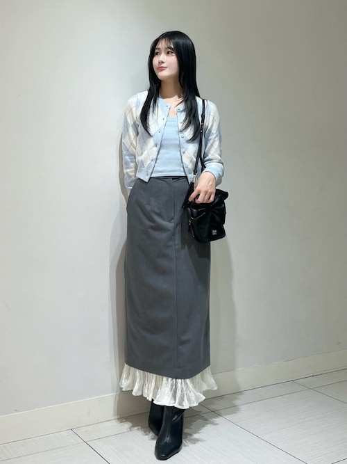 セール】アーガイルニットアンサンブル（ニット/セーター）｜SNIDEL