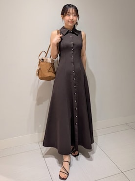 「SNIDEL（スナイデル）のアイテム（バッグ）」を使った、SNIDELさん（レディース・151cm）の夏コーディネート