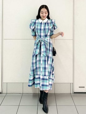 「SNIDEL（スナイデル）のアイテム（バッグ）」を使った、SNIDELさん（レディース・165cm）の冬コーディネート