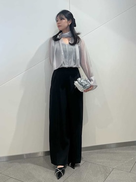 「SNIDEL（スナイデル）のアイテム（シューズ）」を使った、SNIDELさん（レディース・157cm）の春コーディネート