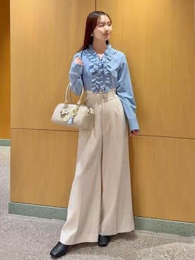 SNIDELさん（レディース・160cm）の冬コーディネート