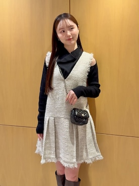 SNIDELさん(レディース・160cm)の冬コーディネート