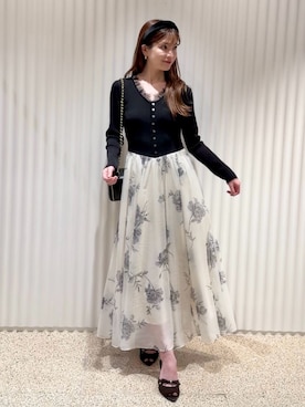 「SNIDEL（スナイデル）のアイテム（シューズ）」を使った、SNIDELさん（レディース・157cm）の秋コーディネート