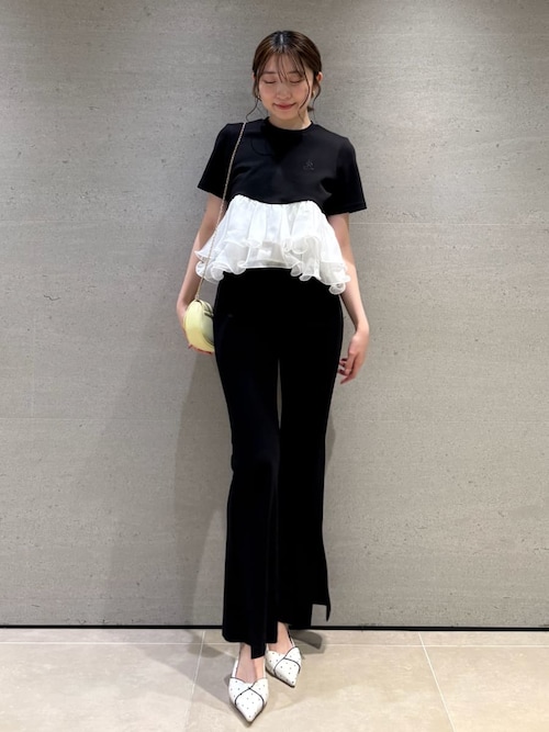 SNIDEL（スナイデル） パンツ スリットカットパンツ レディース