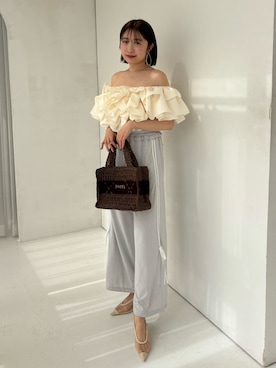 「SNIDEL（スナイデル）のアイテム」を使った、SNIDELさん（レディース・165cm）の春コーディネート