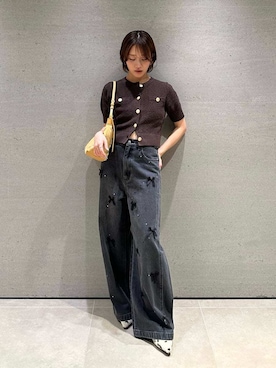「SNIDEL（スナイデル）のアイテム（バッグ）」を使った、SNIDELさん（レディース・153cm）の夏コーディネート