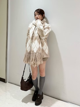 「SNIDEL（スナイデル）のアイテム（シューズ）」を使った、SNIDELさん（レディース・153cm）の秋コーディネート