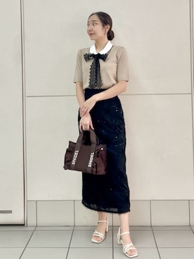 SNIDELさん（レディース・165cm）の夏コーディネート