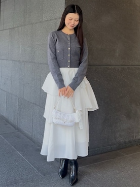 SNIDELさん（レディース・164cm）の冬コーディネート