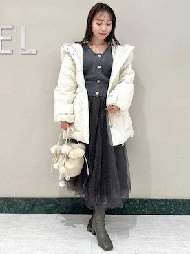 「アイテム（キーケース/キーアクセサリー）」を使った、SNIDELさん（レディース・162cm）の秋コーディネート