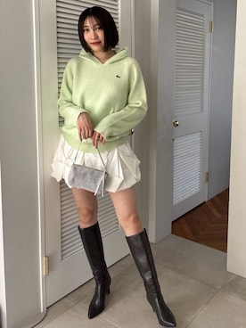 「肌見せ」｜SNIDELさん（レディース・165cm）の秋コーディネート