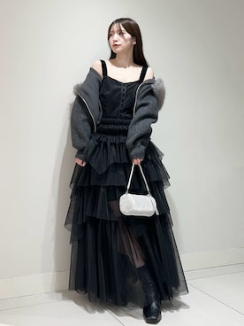 SNIDELさん(レディース・155cm)の冬コーディネート