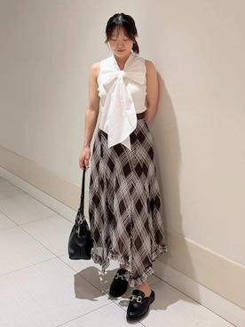 SNIDELさん（レディース・151cm）の夏コーディネート