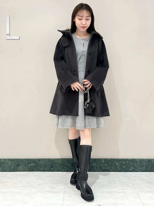 ステンカラーミドルコート（ステンカラーコート）｜SNIDEL（スナイデル